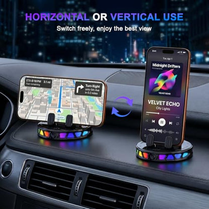 Wireless Car Charger Dashboard Phone Holder,15W Fast Charging
