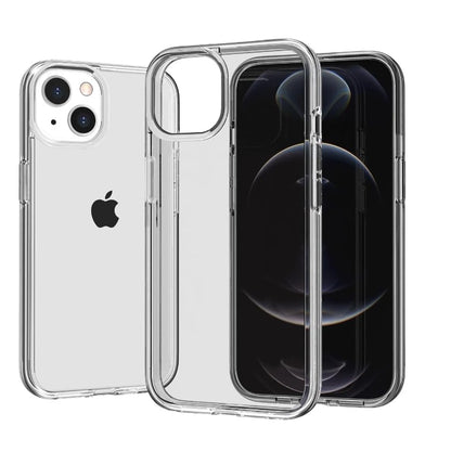 I&H for iPhone 14 6.1 inch Case Crystal Clear Non-Yellowing, Shockproof, Anti-Scratch, Transparent Hard Back Cover