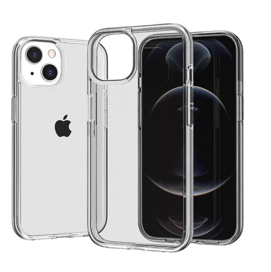 I&H for iPhone 14 6.1 inch Case Crystal Clear Non-Yellowing, Shockproof, Anti-Scratch, Transparent Hard Back Cover