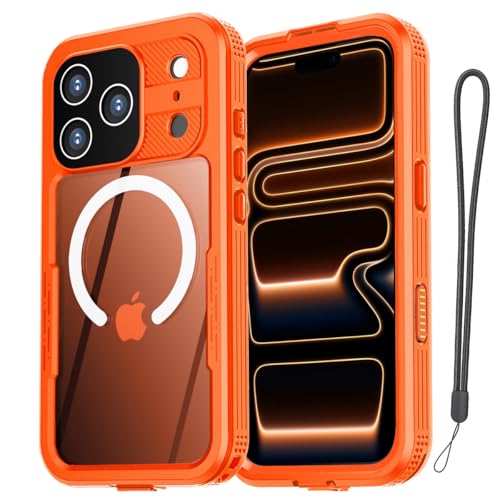 AICase Waterproof Case for iPhone 17 Pro Max+MagSafe Clear Water Proof Snowproof/Dustproof/Shockproof,IP68 Certified 360 Full Body Protection Fully Sealed Underwater for iPhone 17 Pro Max_98 - size: iphone 17 Pro Max