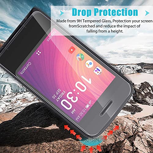 Zeking [4 Pack] Designed for Alcatel Go Flip 4 / TCL Flip Pro Screen Protector (PET), [HD Clarity] Case Friendly Anti-scratch, High Definition Clear Shield (PET)