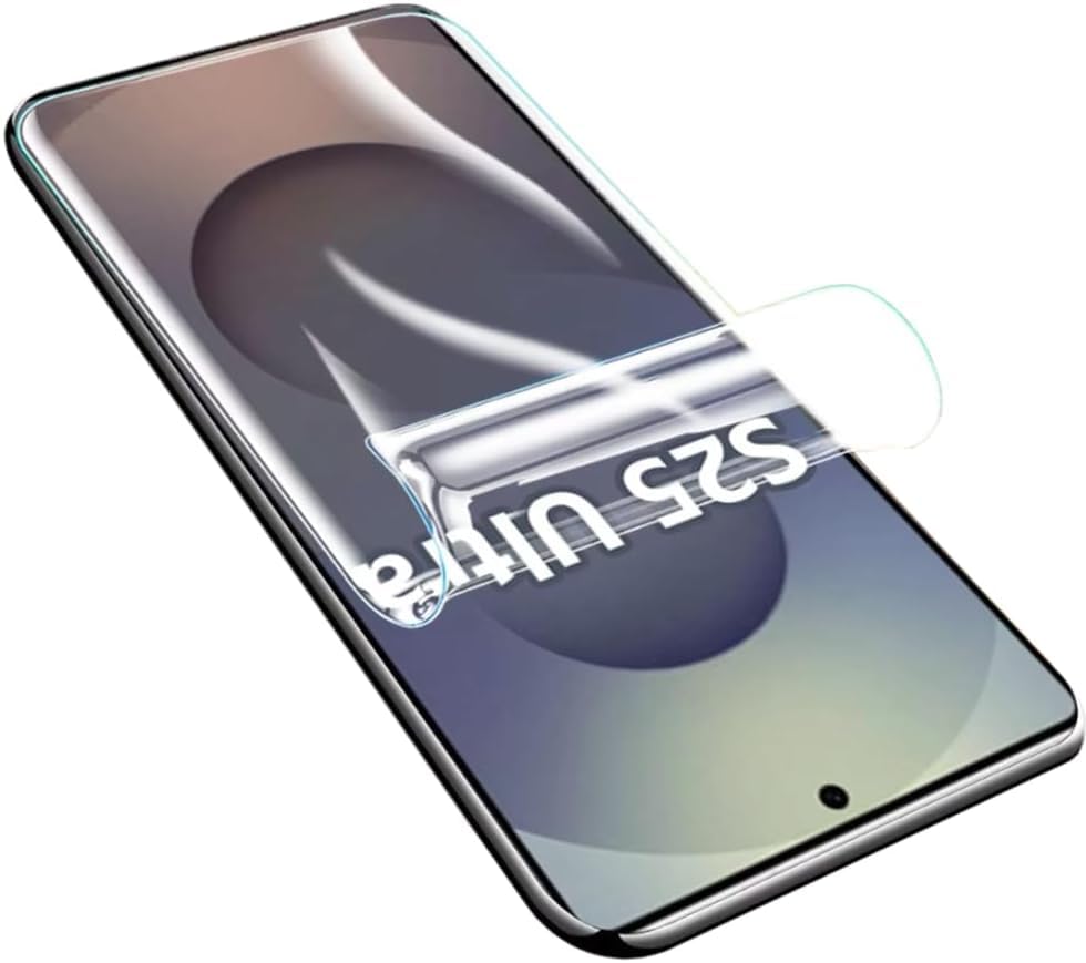 [2 Pack] Hydrogel Screen Protector for Samsung Galaxy S25 Ultra, Upgraded Non-breakable Flexible TPU Flexible Protective Film [Bubble Free] [High Sensitivity][Anti-Scratch]