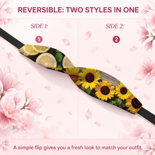 Switchbands Aesthetic Flower Phone Grip – Pack of 2, Reversible Floral Phone Strap, Arthritis Friendly, Wireless Charging Compatible, Universal Cell Phone Grip - Lemons & Sunflowers - color: Lemons & Sunflowers, size: Pack of 2