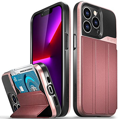 VENA vCommute for iPhone 13 Pro Wallet Case, Red - color: Red, size: iPhone 13 Pro