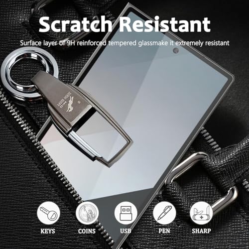 2 Pack Outer Privacy Tempered Glass for Samsung Galaxy Z Fold 6 Screen Protector, 9H Hardness Anti Scratch, Anti Spy Tempered Glass Film, Black Protector for Samsung Galaxy Z Fold 6 - size: for Galaxy Z Fold 6