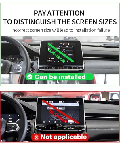 Car Phone Holder for Jeep Compass 2022-2026 8.4-inch screen Accessories - size: for 2022-2026 Jeep Compass (8.4 Inch+Storage Tray)