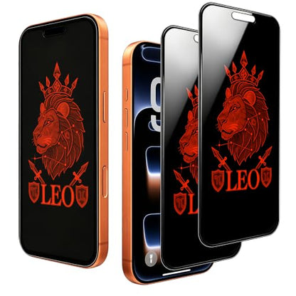 Privacy Screen Protector for iPhone 16 Pro Max 2 Pack - color: Black
