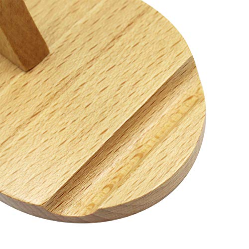 Cartoon Cell Phone Holder Stand Wooden Smartphone Desk Holder for All Mobile Phones Animal Phone Stand Desk Ornament - color: kung fu