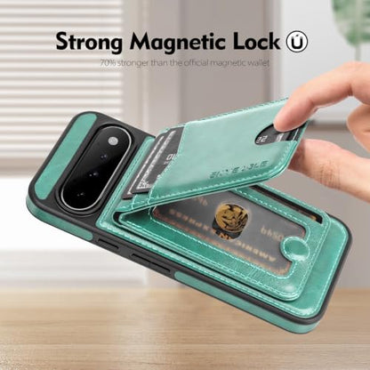 SkyEagle for MagSafe Google Pixel 11 Pro XL Wallet Case,Blue Green - color: Blue Green, size: Google Pixel 11 Pro XL - 6.8"
