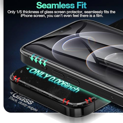 3 Pack Flexible Film Screen Protector for iPhone 12 Pro Max, Non-breakable Soft TPU Hydrogel Film for iPhone 12 Pro Max Screen Protector Film (NOT Glass) - size: iPhone 12 Pro Max