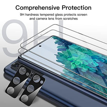 JETech Screen Protector for Galaxy S20 FE, 2+2 Pack - size: Galaxy S20 FE
