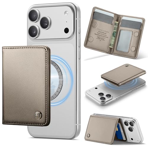 Defencase for Magsafe Wallet Magnetic Card Holder RFID Blocking, Titanium - color: Fashion Desert Titanium