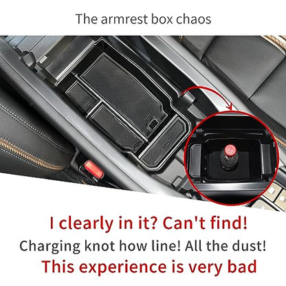 smabee Center Console Organizer Tray for Mazda CX-50 2026 2025 2024 2023 - size: Center Console Organizer Tray