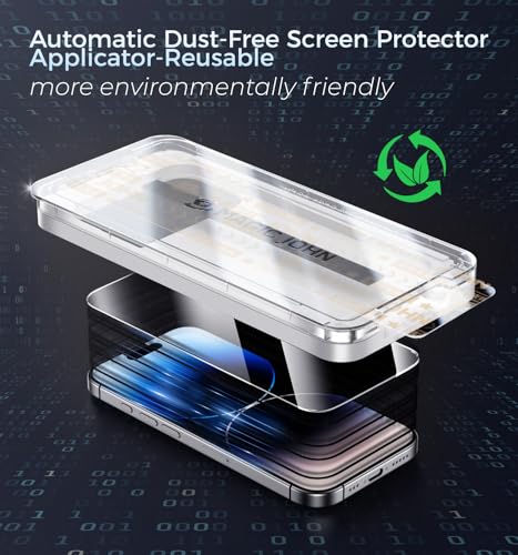 MAGIC JOHN 3rd Gen Upgraded Privacy Screen Protector for iPhone 14 Pro - size: iPhone 14 Pro-6.1''