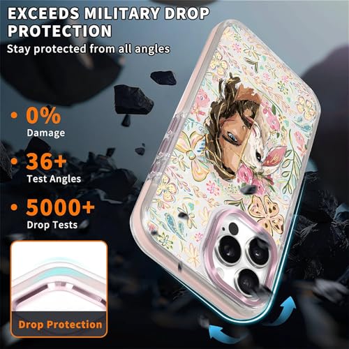 VisEnt Clear Case for iPhone 15 ProMax, Magnetic Phone Case, Transparent Slim Cover, Military Grade Protection, Shockproof, Anti-Yellowing, Scratch Resistant, Christian Jesus Lamb - color: Christian Jesus Lamb, size: Iphone 15 Pro Max