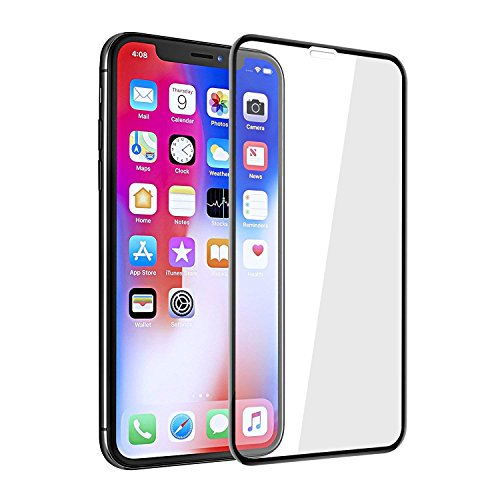 IFLASH iPhone XS Max, iPhone 11 Pro Max Full Coverage Glass Screen Protector, [2 Pack] Full Cover Tempered Glass Screen Protector For Apple iPhone 11 Pro Max/XS Max 6.5” – Bubble Free – Black - color: iPhone XS Max 6.5" (Black)