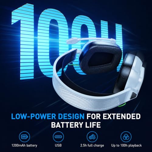 Wireless Gaming Headset for Xbox Series X/S, PS5, PC, Low Latency mit Mic