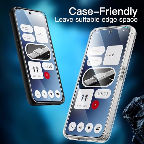 JETech Screen Protector for Nothing Phone 2a/2a Plus, 3-Pack | HD Clear, 9H Tempered Glass Film, Anti-Scratch Glass - size: Nothing Phone 2a/2a Plus