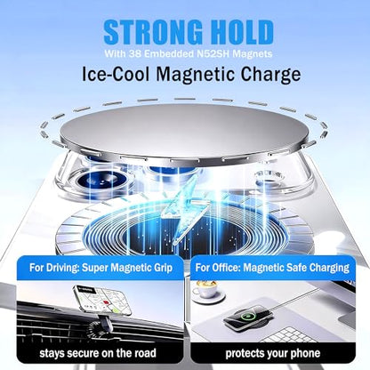 Shockproof for Samsung Galaxy S26+ Case, [Non-Yellowing] [12 FT Military-Grade Drop Protection] Transparent Slim Case for Samsung Galaxy S26+, Crystal Clear, Hard - color: S26 + Clear
