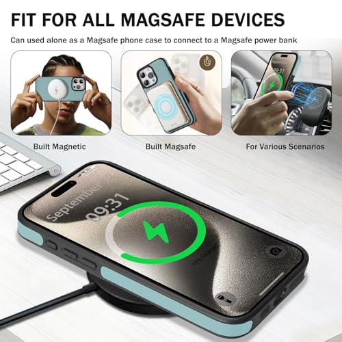 for iPhone 14 pro max Wallet Case, 2-in-1 Detachable Phone Case, Card Holder RFID Blocking, Fashionable Faux Leather Card Slot & Folding Design (Blue 6.7'') - color: Blue, size: iPhone 14promax