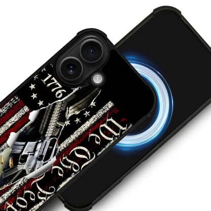 DJSOK Case for iPhone 17,Compatible with MagSafe,Anti-Scratch Shockproof Case,Classic American Flag 1776 We The People - color: Classic American Flag 1776 We The People, size: IPhone 17