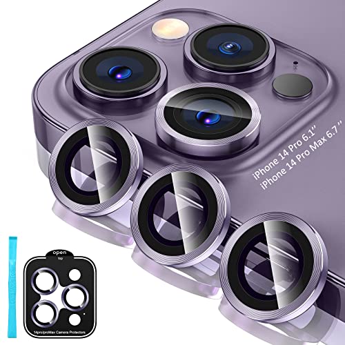 Tensea Camera Lens Protector for iPhone 14 Pro/iPhone 14 Pro Max - color: Deep Purple