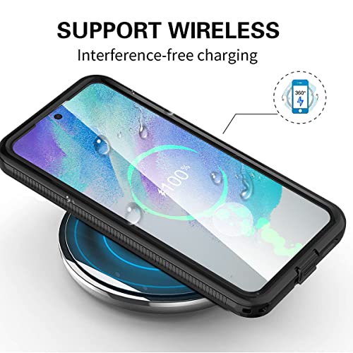 AICase Samsung Galaxy S22 5G 6.1 Inch Waterproof Case Snowproof Dustproof Shockproof IP68 Certified Full Body Protection Fully Sealed Underwater for Samsung S22 - color: Transparent/Green