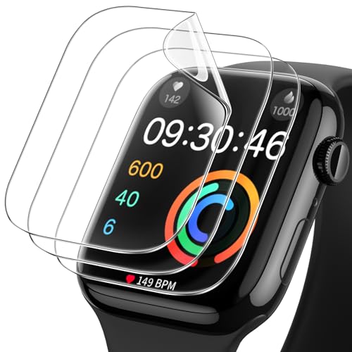 JETech TPU Screen Protector for Apple Watch Series 11/10 46mm, 3-Pack - size: Apple Watch Series 11/10 46mm