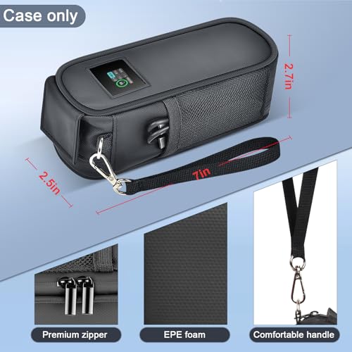 Customized Case for Anker 737 24000mAh, Flip-Top Lid, Dual Window | Charges Without Removing,Check Status Without Opening Case, Fits Cable Ports Directly,Thick EPE Foam Lightweight,Bag Only - style: For Anker 737