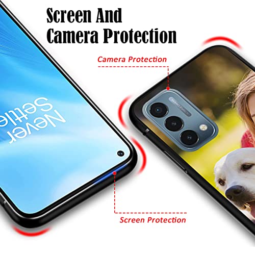 Personalized-Custom Phone Case for OnePlus Nord N200 5G with Picture Photo Text Name - Customized One Plus N 200 5 G Cellphone/Smartphone/Mobilephone Soft Thin Cover (Black) 6.49-inch - color: Black 01 - 1 Photo Text