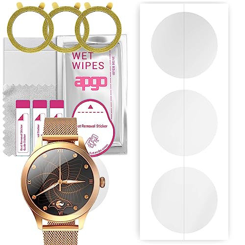 apgo 3x Hydrogel Ultra-Clear Screen Protector for Rubicon RNBE62, Hydrogel Film, Flexible, Soft TPU with positioning layer easy installation