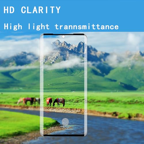 [4 Pack] Tempered Glass Screen Protector for Samsung Galaxy S23 Ultra | Tempered Glass, Scratch Resistant, Easy-Install, Bubble Free, Anti-Fingerprint