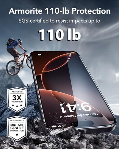ESR 3 Pack for iPhone 16 Pro Screen Protector, Armorite - size: iPhone 16 Pro 6.3 inch