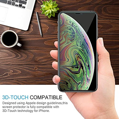 ImpactStrong Shatterproof Tempered Glass Screen Protector for iPhone 11 / iPhone XR [Easy Installation Frame] [Bubble Free] [9H Hardness] [Full Coverage] Case Friendly, 6.1 Inch - (6-Pack) - size: iPhone 11/XR (Pack of 2)