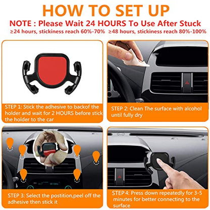 Car Mount for Cellphone Phone Holder Stand for Collapsible Grip