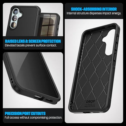 Encased Shockproof Case for Samsung Galaxy S26 Plus with Belt Clip Holster (Compatible with MagSafe) Heavy Duty Rugged Protection (Challenger Series) - size: S26 Plus