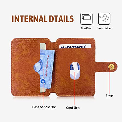 M-Plateau Phone Purse With Slim Sticker Compatible with Most Smartphones (Brown) - color: Brown