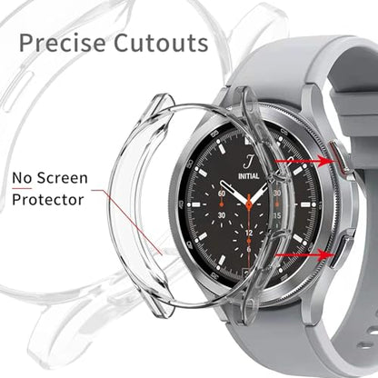 E ECSEM Case Compatible with Samsung Galaxy Watch 4 Classic 42MM 46MM, 8 Packs Soft TPU Protector Cover Shockproof Bumper Frame (Galaxy Watch 4 Classic 42MM) - size: Galaxy Watch 4 Classic 42MM