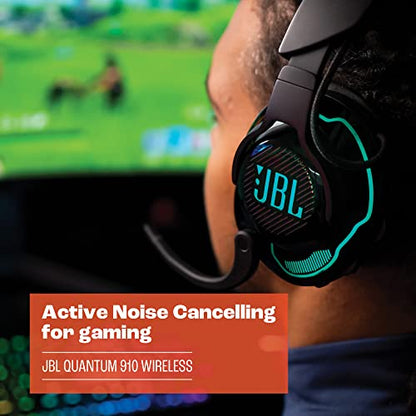 JBL Quantum 910 Wireless - Performance Gaming Headset - Black - style: JBL Quantum 910 Wireless