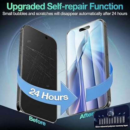 3 Pack for Google Pixel 6A Screen Protector [Not Glass], Anti-Scratch, Compatible Fingerprint, Full Adhesive Flexible Film for Google Pixel 6A - size: for Google Pixel 6A