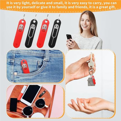 Cell Card Tool Creative Silicone Protective Case - color: Black