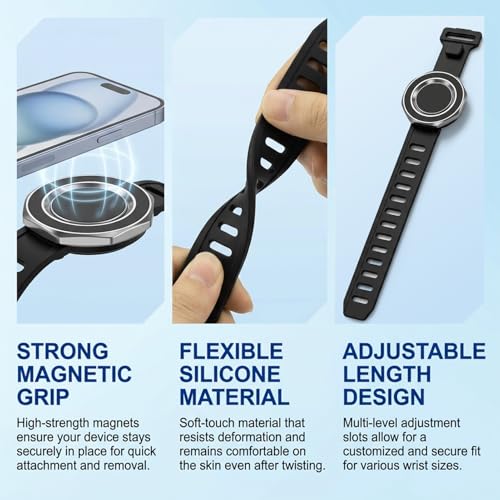 Magnetic Stroller Phone Mount, Adjustable Handlebar Holder