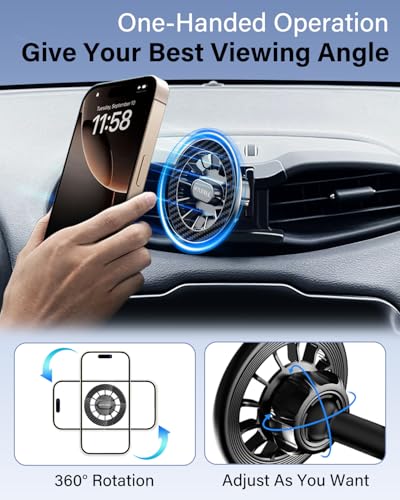 SKYLOTEC Magnetic Phone Holder for Honda CR-V CRV 2017 2018 2020 2021 2022 - color: Magnetic, size: 2017-2022 Honda CR-V