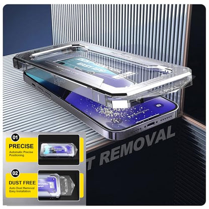 Screen Protector Fit for iPhone 17 Pro /iPhone 16 /15/14/13,Auto-Alignment One Touch,Auto Dust-Elimination Install Bubble Free, Tempered Glass Protector,Scratch Resistent (iPhone 13 Pro Max/14 Plus) - size: iPhone 13 Pro Max/14 Plus