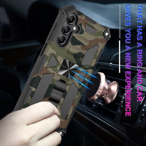 for Samsung Galaxy A57 5G Case Camo Phone Case, Army Green - color: Army Green, size: Samsung Galaxy A57 5G