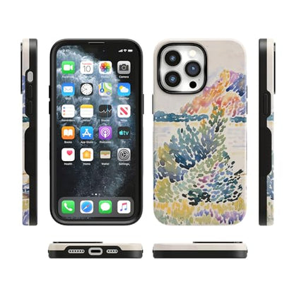 Casely iPhone 14 Pro Max Case | Calm Waters | The Met Museum | Bold Protective Design | Compatible with MagSafe - color: Calm Waters | The Met Museum