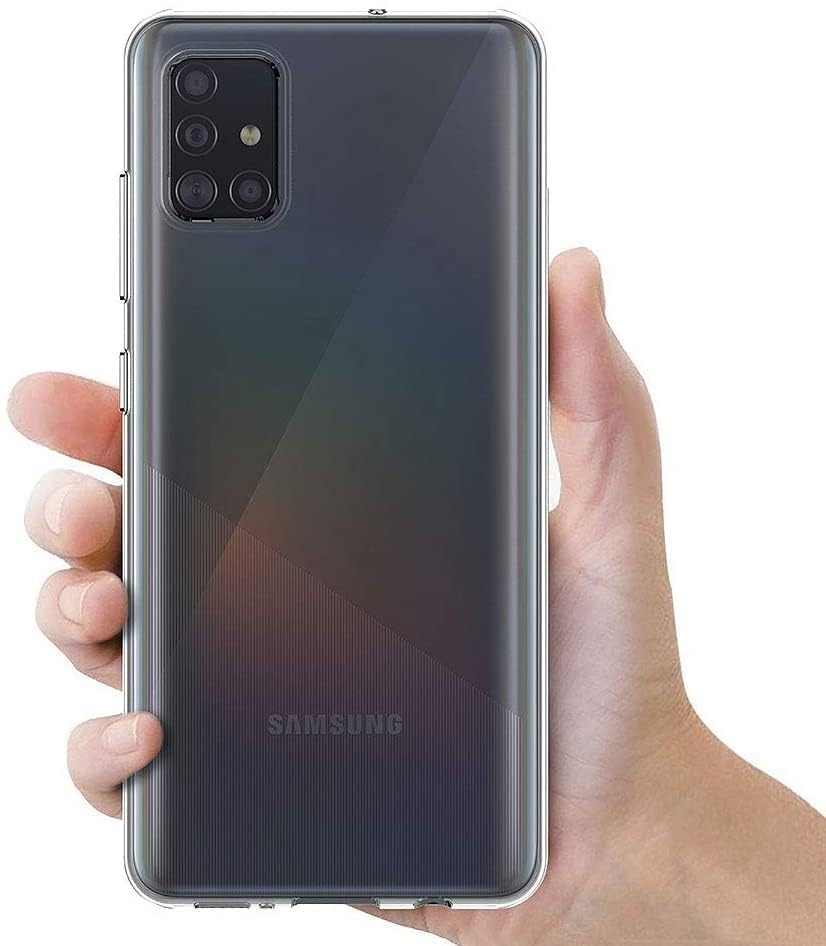 MaiJin Case for Samsung Galaxy A51 5G (6.5 inch) Soft TPU Rubber Gel Bumper Transparent Back Cover