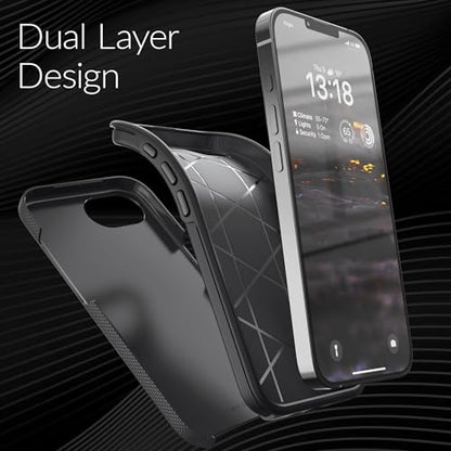 Crave for iPhone 17e Case and iPhone 16e Case, Shockproof Protection Dual Layer Case for iPhone 17e, iPhone 16e (6.1 inch) - Black - color: Black
