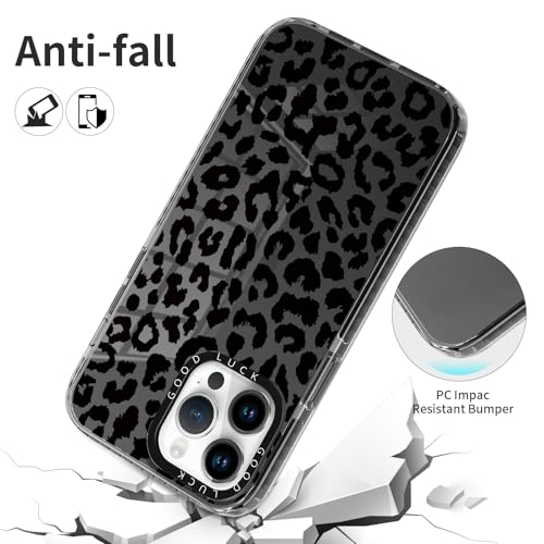 2 Pack Clear Cases for iPhone 13 Pro Max, Clear with Cute Coquette Fashion Leopard Cheetah Print Patterns, Shockproof Protection, Silicone Soft TPU Hybrid Case - color: Cheetah Print 01, size: iPhone 13 Pro Max