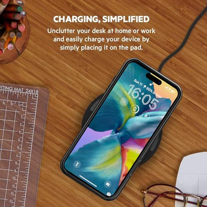 Battery Case for iPhone 16 Pro, [10000mAh] Enhanced Portable Protective Smart Qi Wireless Charger Case Battery Pack with CarPlay Wireless Charging Cover Compatible for iPhone 16 Pro (6.3 inch)-Black - size: iPhone 16 Pro